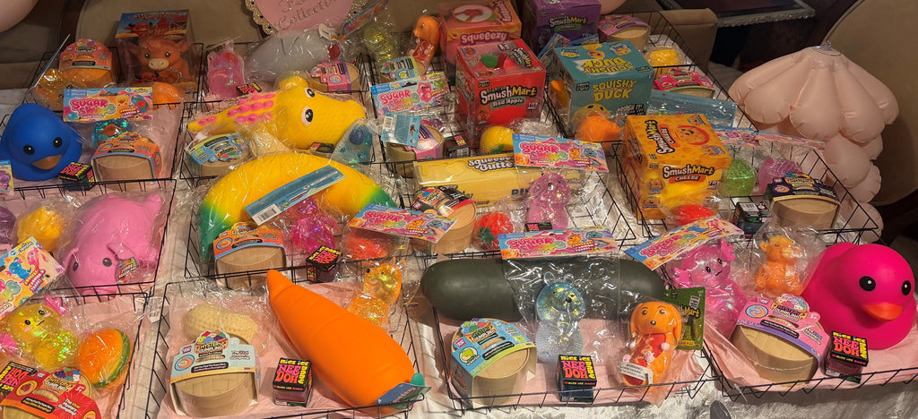 Mystery Bag w/ Two Needohs, 1 RMS Dumpling, One Jumbo Squishy, 1 small Squishy, One Sugar Swap