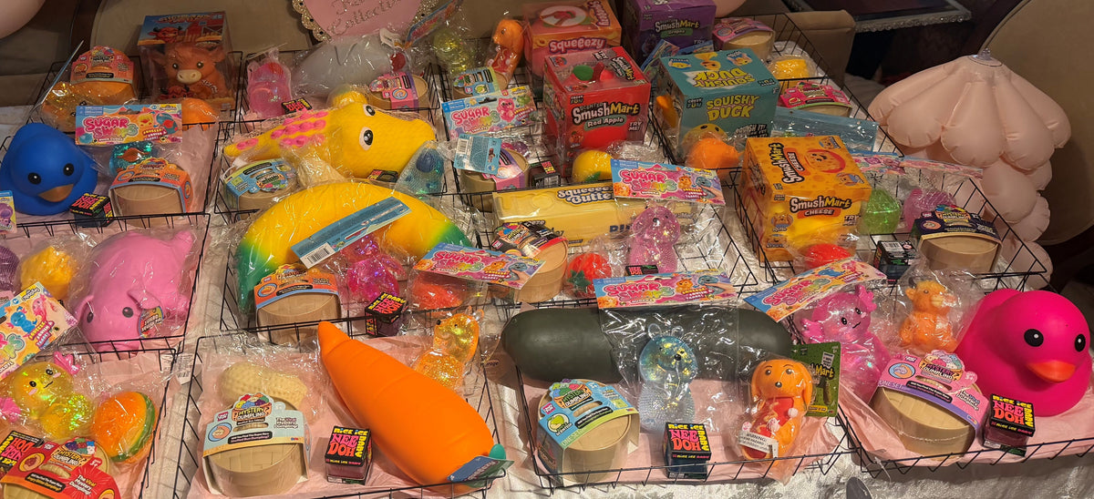 Mystery Bag w/ Two Needohs, 1 RMS Dumpling, One Jumbo Squishy, 1 small Squishy, One Sugar Swap