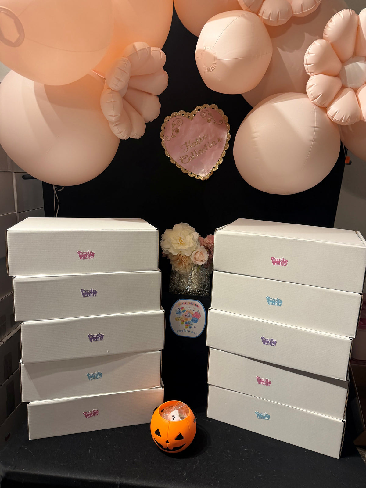 Mystery Box of Halloween Squishies Plus One Authentic Schylling Needoh Jack-O-Lantern